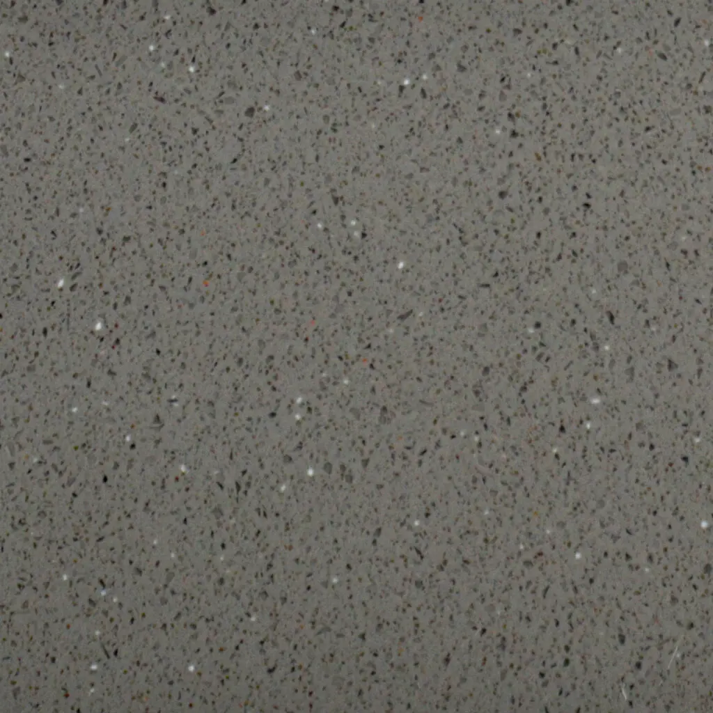 Gray speckled countertop surface