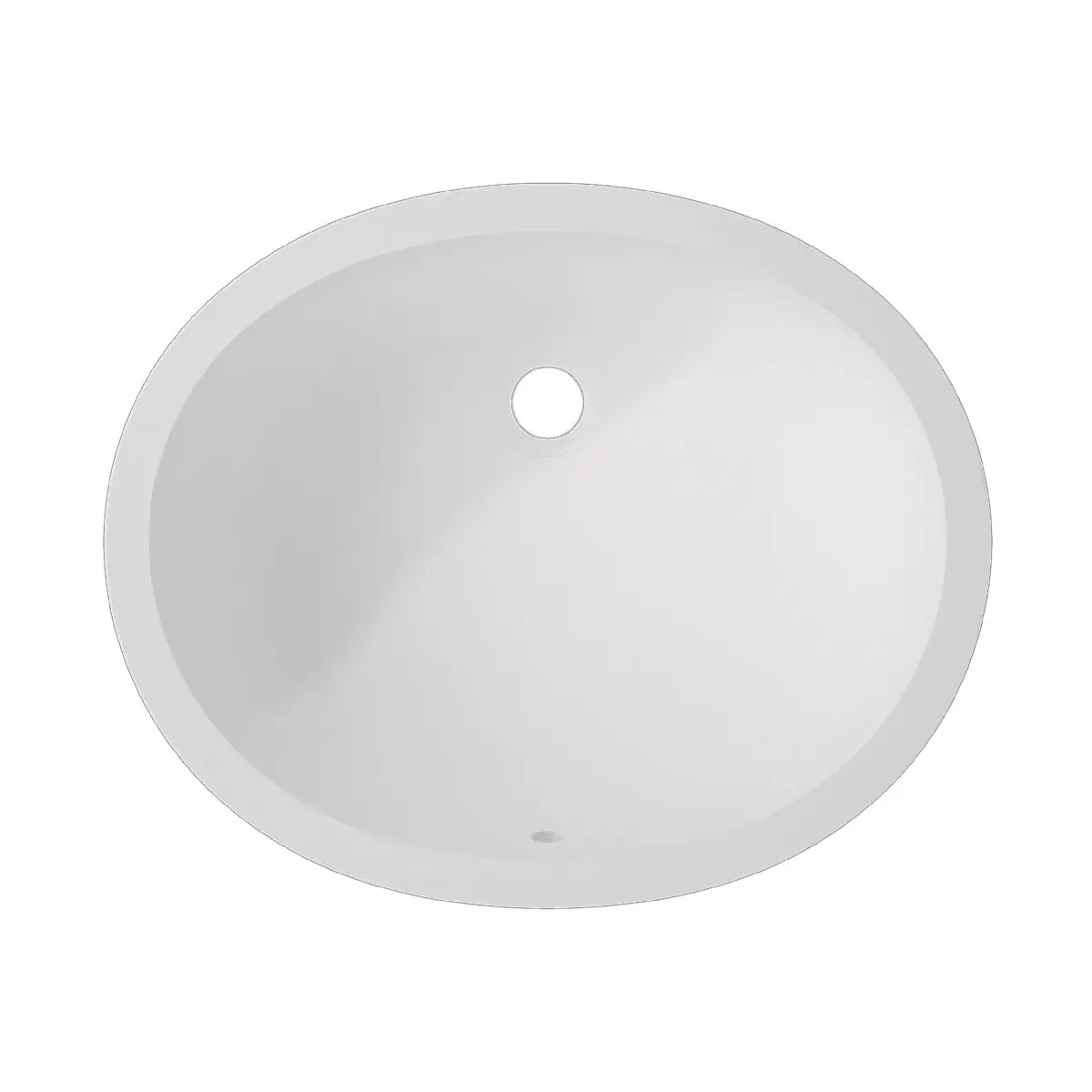 Minimalist oval sink design