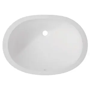Minimalist white bathroom sink design