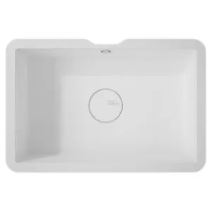 Top view of white sink