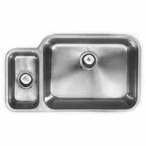 Rectangular double basin sink