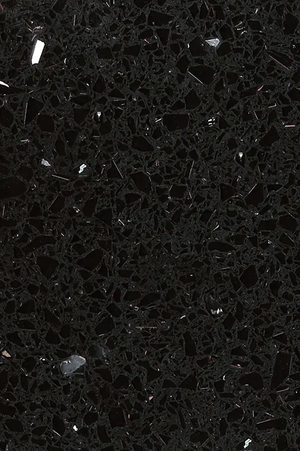 Black textured stone surface