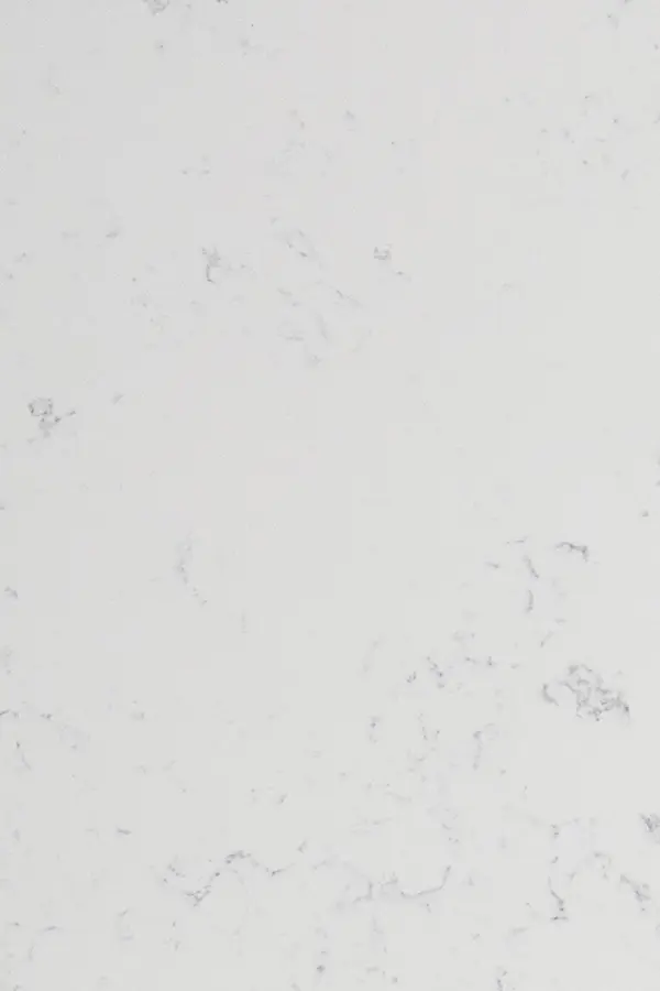 Smooth white surface with faint gray markings.