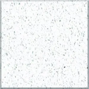 White terrazzo texture with subtle speckles