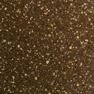 Close-up of brown terrazzo texture