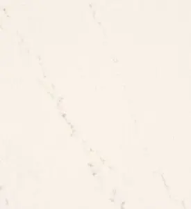 Close-up of a light cream marble surface with subtle grey veins.
